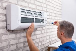 Air conditioning engineer services a HVRF internal unit