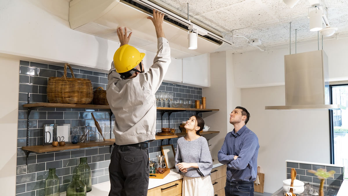 Air conditioning installation