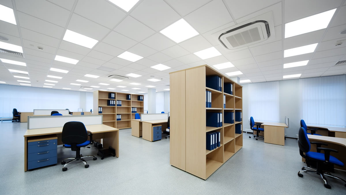 Air con in large office space
