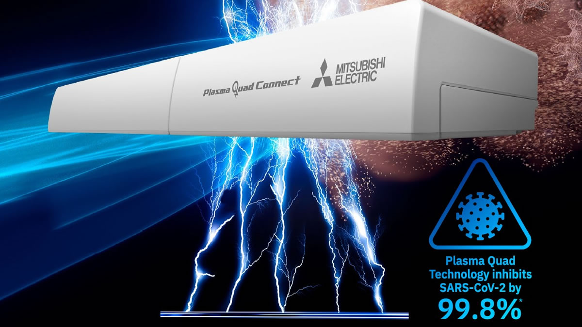 Mitsubishi Plasma Quad air con unit